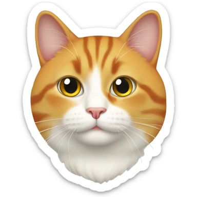 mango cat  sticker