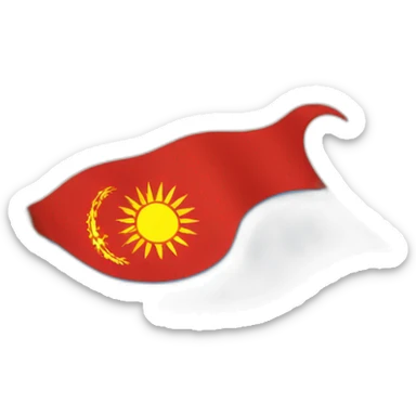 xinjiang flag 1939 sticker