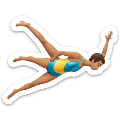 Olympic die for doing a front 2 1/2 on 10 sticker