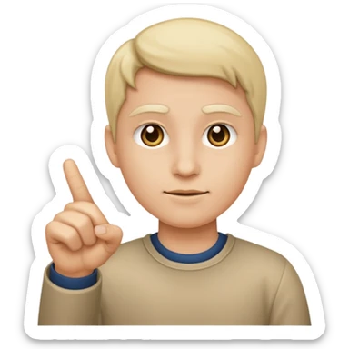 Someone who points out sticker