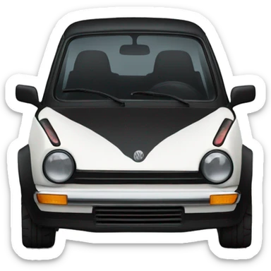 A black vw gti sticker