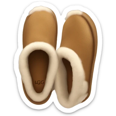 Ugg slippers sticker