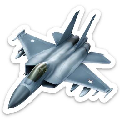 Fighter jet sticker