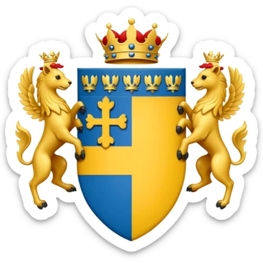 Swedish Coat Of Arms sticker