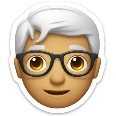 Vacation emoji but it shouf be just white outline sticker