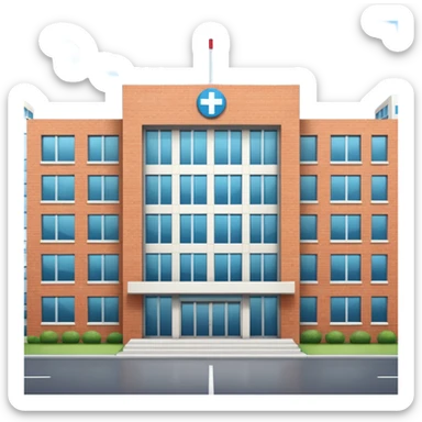 hospital built sticker