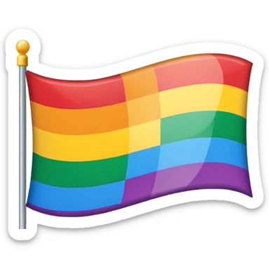 Floptropica flag sticker