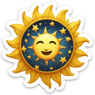 Sun/Moon sticker