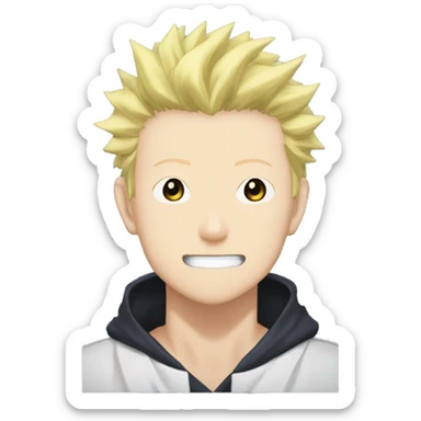 Satoru gojo from Jujutsu kaisen black blinfold sticker