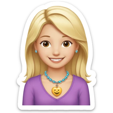 Charm Bracelet Girl sticker