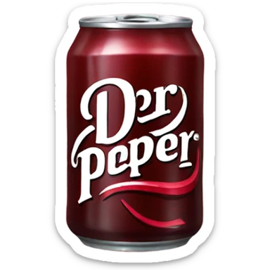 Dr Pepper with a bow sticker