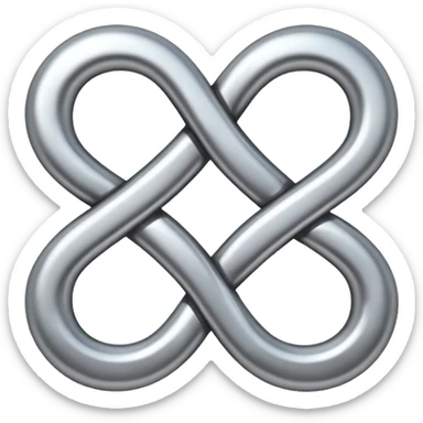 single infinity symbol sticker