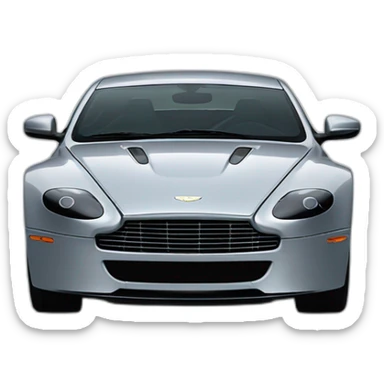 Aston martin v8 vantage grey sticker