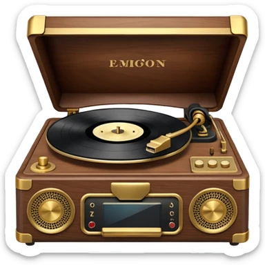 record playergramaphone sticker