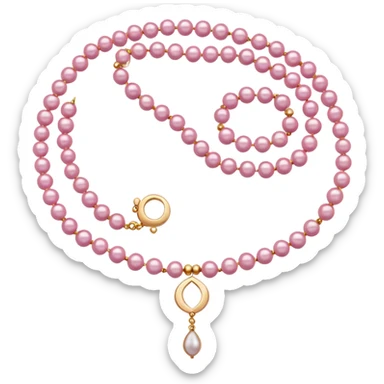 islam tasbih beads, girly colour sticker