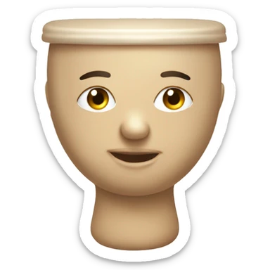 skibidi toilet with bow on head sticker