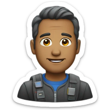 Papi ordinateur sticker