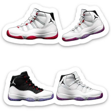 jordan 11 sticker