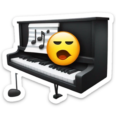 an electronic tuner for band falling off of a music stand sticker