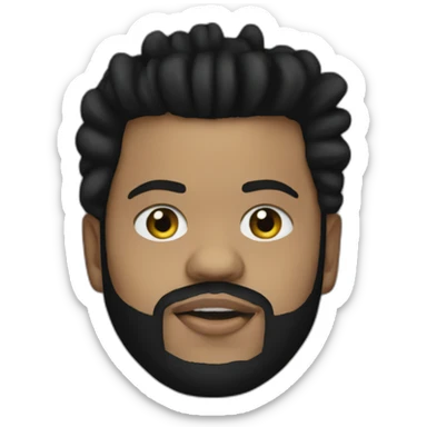 the Weeknd XO sticker