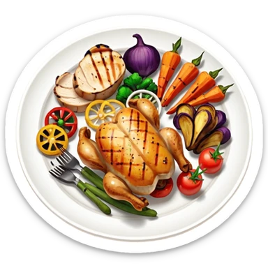 Cooking food  sticker