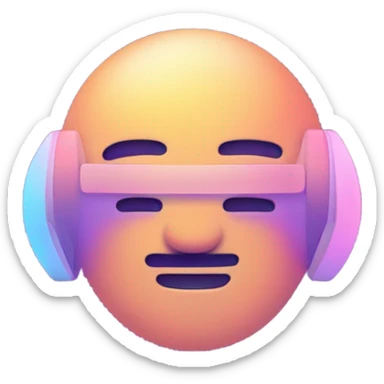 Futuristic LoFi themed profile icon sticker