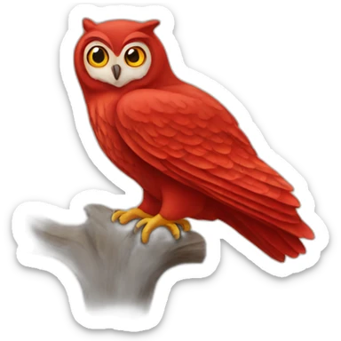 Red Owl sticker