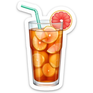 Grapefruit iced tea  sticker