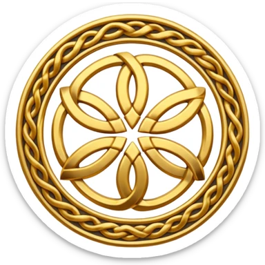 Celtic circles sticker