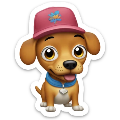 Parappa thé rapper dog sticker