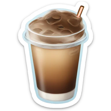 Iced coffee sticker