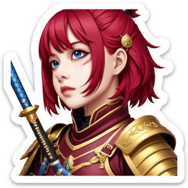 Samurai Leader sticker