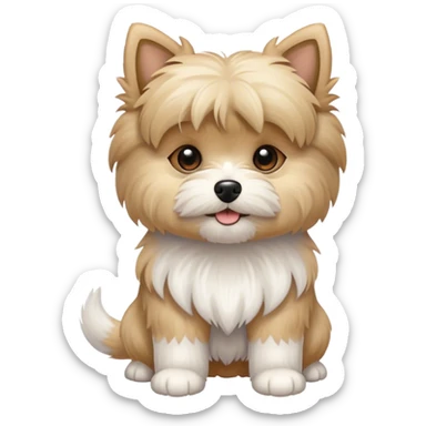 Morkie dog sticker