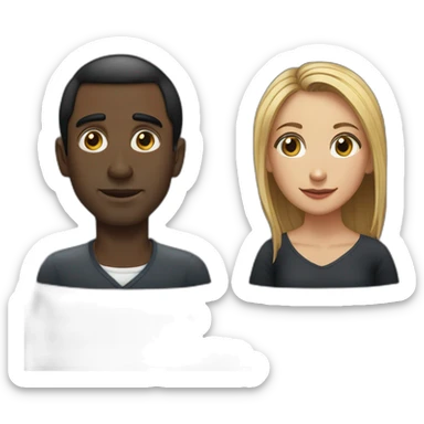 Eric Zemmour in a relationship with a black person of color sticker