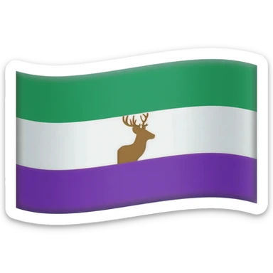 Cherokee Indian flag sticker