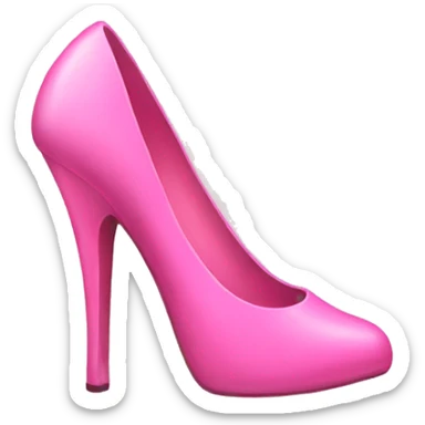pink shoes sticker