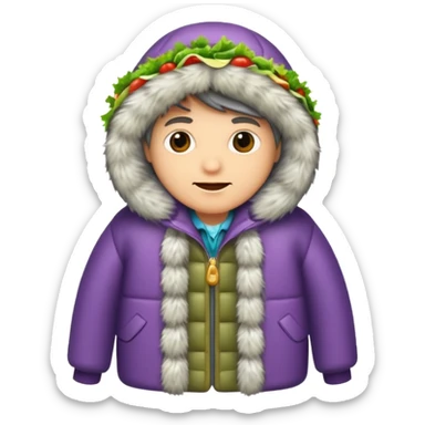 salad herring under a fur coat sticker