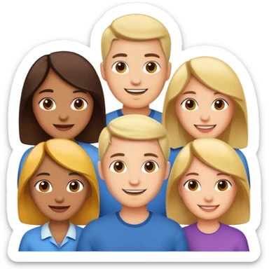 personas interesadas sticker