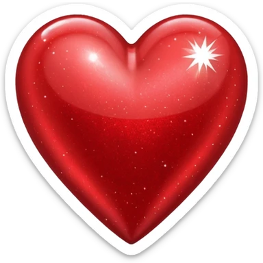 christmas emoji heart sticker