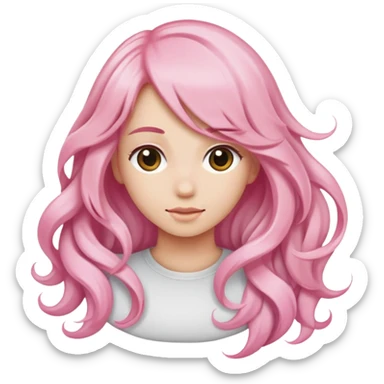 Light pink hear sticker