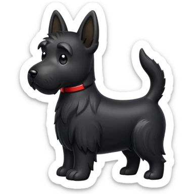 Scottie dog
 sticker