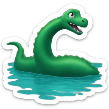 loch ness monster sticker