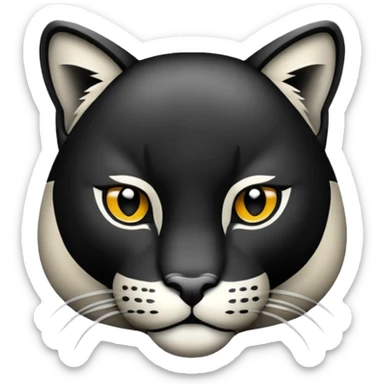 Logo de la marca puma sticker