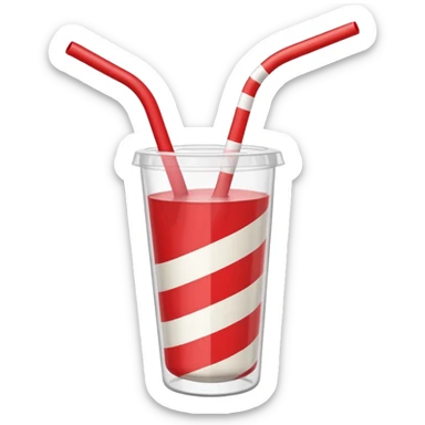 clipart bendy straw sticker