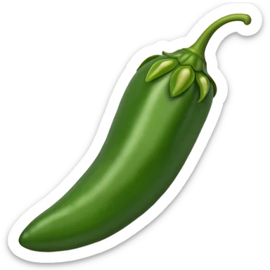 Jalapeño pepper sticker