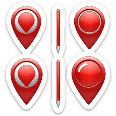 location marker sticker