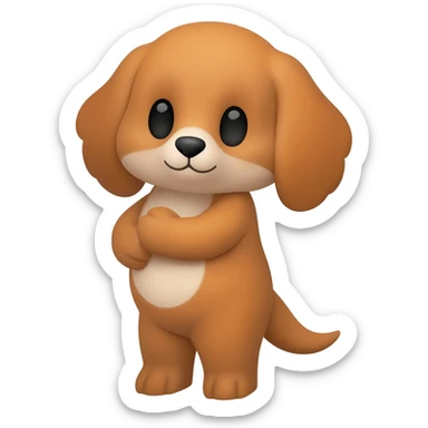 with an animal in your arms sticker