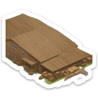 modern lumber factory sticker