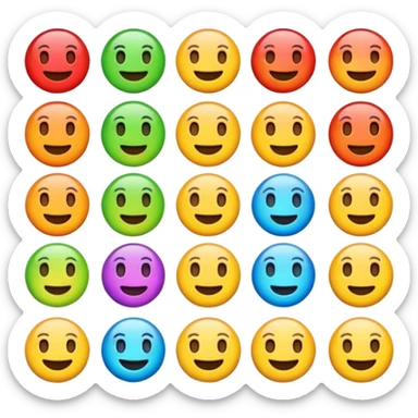 67 emoji six seven sticker