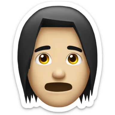 emo classic emoji sticker